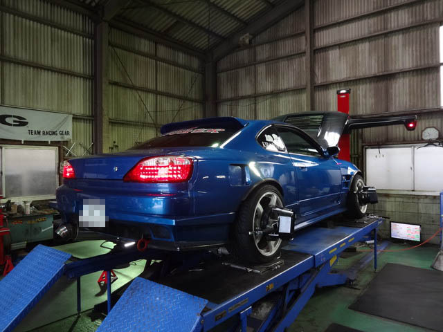 S15　シルビア　四輪アライメント調整