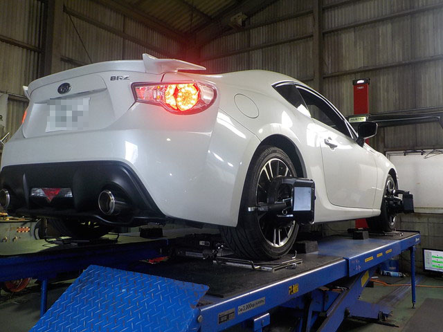 ZC6　BRZ　四輪アライメント調整