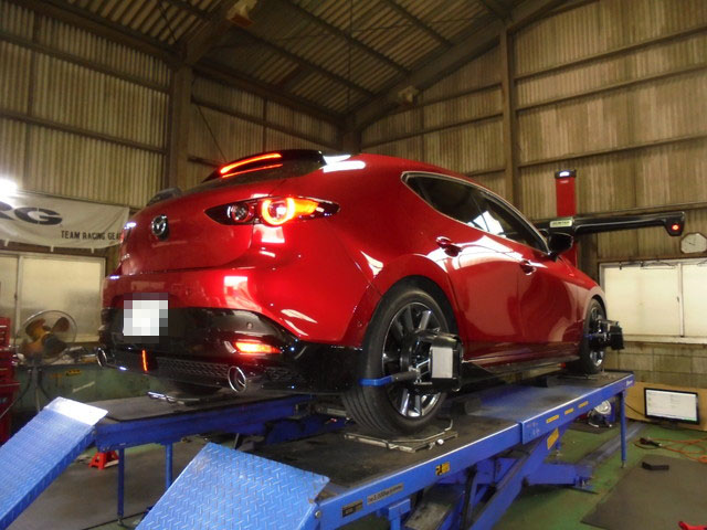 Mazda3　BPFP　四輪アライメント調整