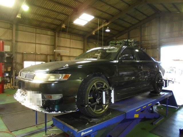 JZX90改　マーク2　四輪アライメント調整