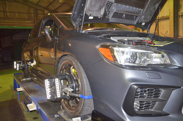 WRX STi VAB 四輪アライメント調整