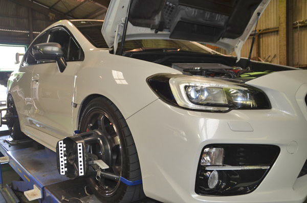 WRX STi VAB 四輪アライメント調整