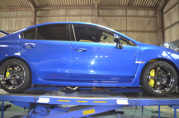 WRX STi VAB サスペンション交換と四輪アライメント調整