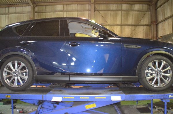 CX-60 KH5P 車高調交換と四輪アライメント調整