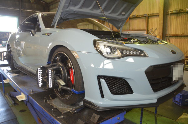 ZC6 BRZ 車高の調整 四輪アライメント調整
