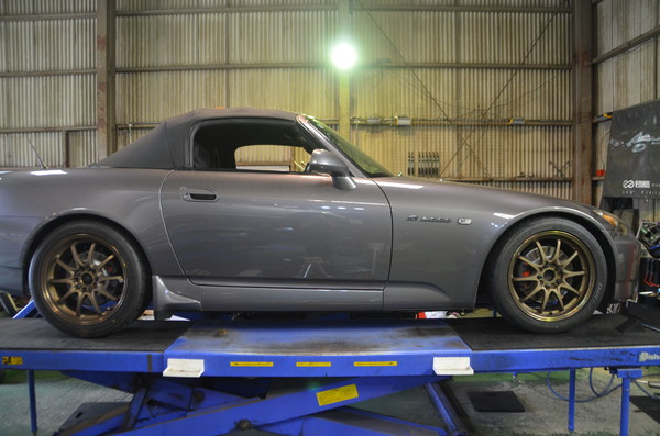 AP1 S2000 ダウンサス交換と1G締め直し 四輪アライメント調整