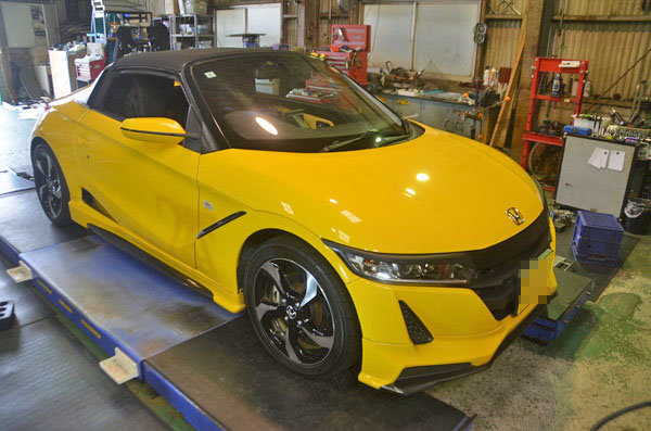 JW5 S660 持ち込みダウンサス交換
