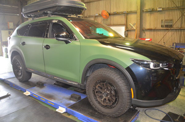 KG2P CX-8 フロントロングハブボルトに交換
