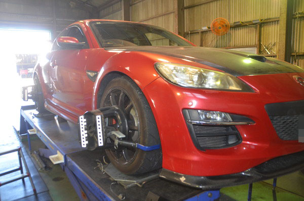 SE3P RX-8 四輪アライメント調整