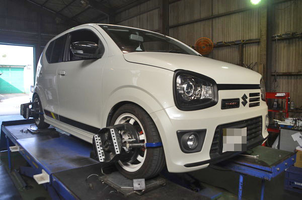 アルトワークス HA36S 四輪アライメント調整