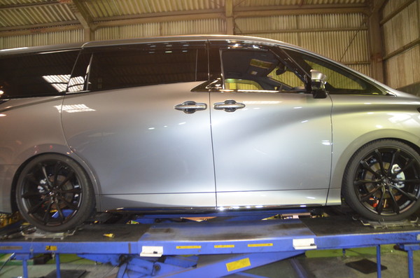 AAHH45W ヴェルファイア 車高調交換 イージープロ タワーバー 四輪アライメント調整