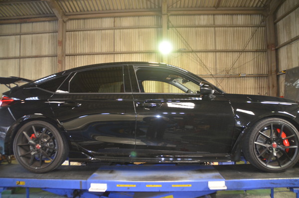 シビックタイプR FL5 ダウンサスに交換と四輪アライメント調整