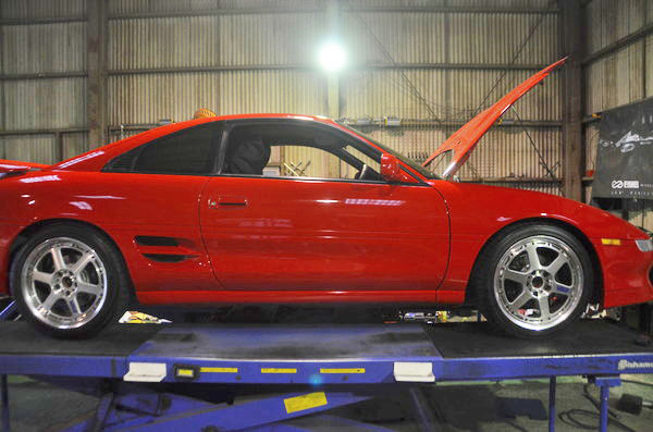 SW20 MR2 車高調交換と四輪アライメント調整