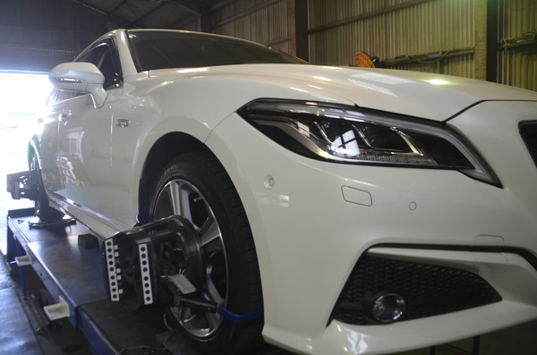 クラウン GWS224 四輪アライメント調整