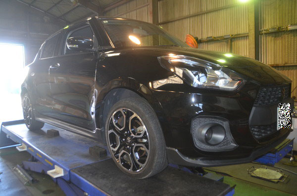 スイフトスポーツ ZC33S 持ち込みマフラー交換