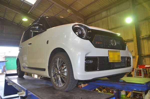 N-ONE JG3 タナベ アンダーブレース取付