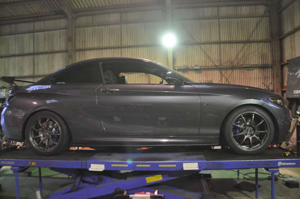 BMW F22 M235i 持ち込み車高調交換
