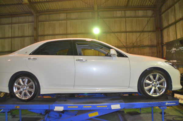 クラウン GRS204 サスペンション交換と四輪アライメント調整