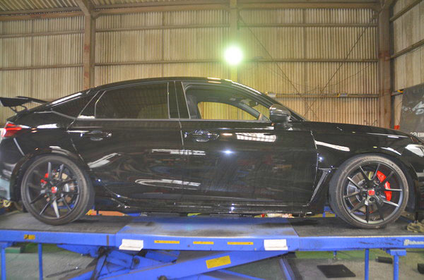 FL5 シビックタイプR ダウンサス リジカラ 四輪アライメント調整