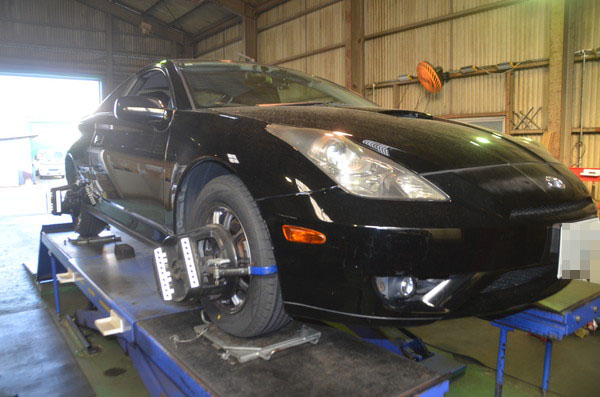 セリカ ZZT230 四輪アライメント調整