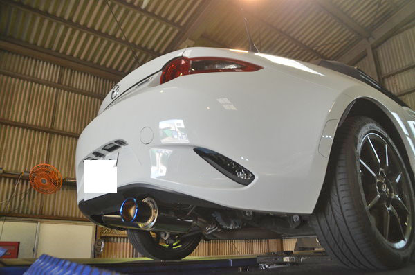 マツダ ND5RC ロードスター マフラー交換