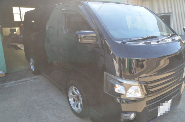 キャラバン VW2E26 ショックアブソーバー交換