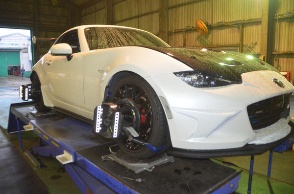 NDERE ロードスター 四輪アライメント